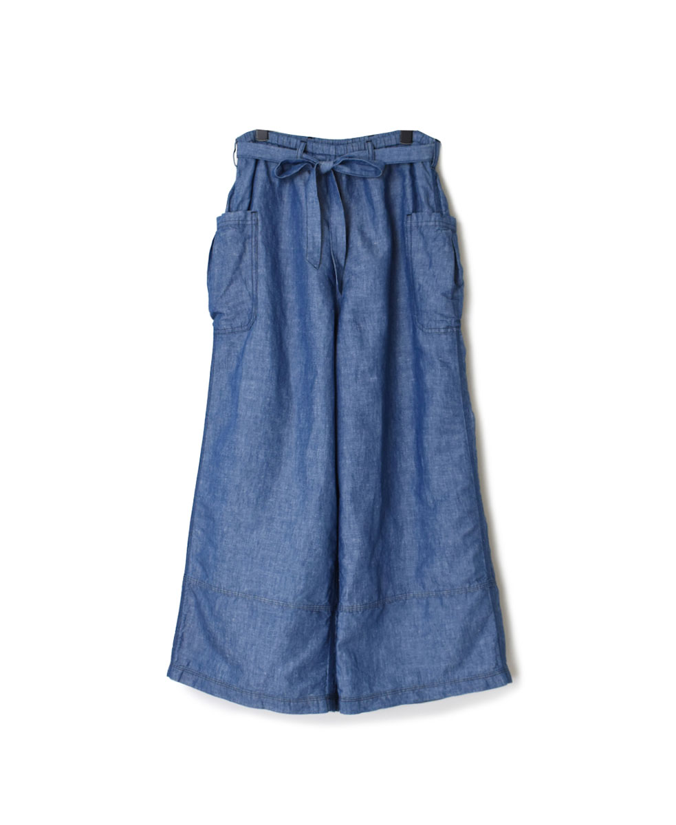 GNAM2202CL (パンツ) COTTON / LINEN CHAMBRAY EASY PANTS