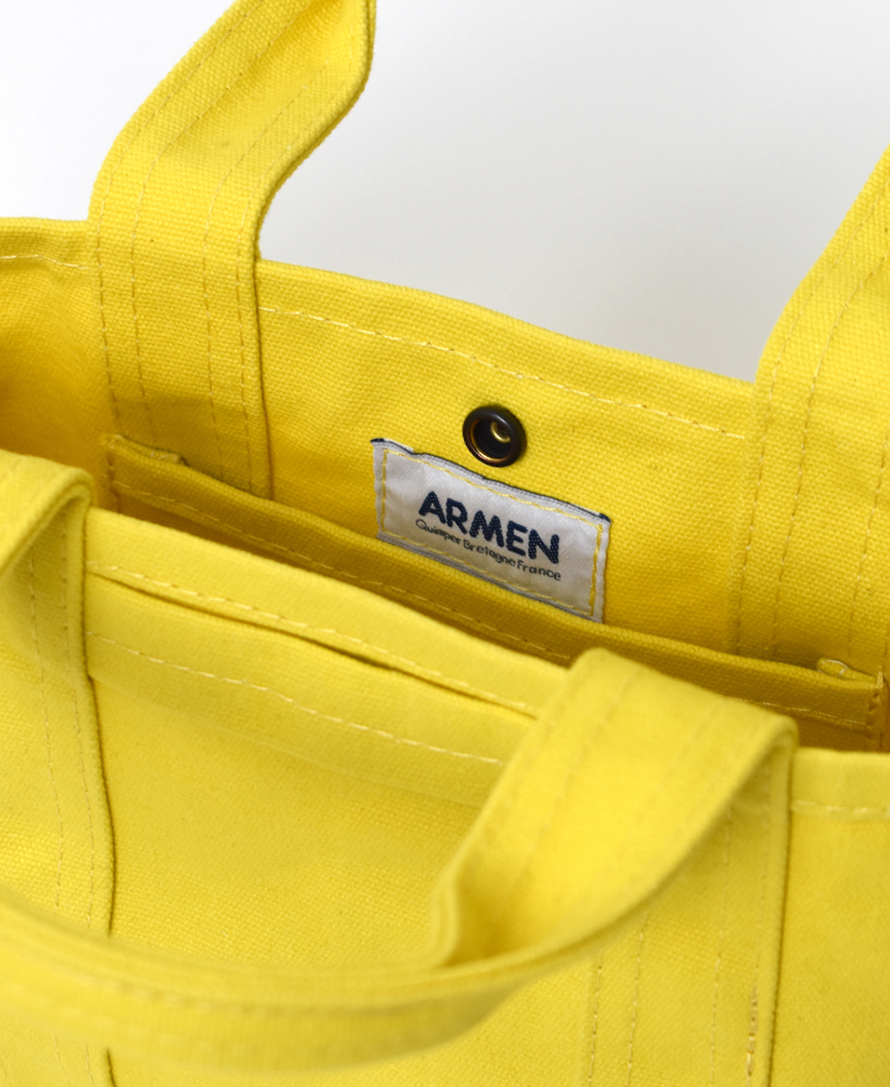 PNAM1500 (バッグ) 14oz COTTON CANVAS INSIDE DOUBLE POCKET MINI TOTE BAG