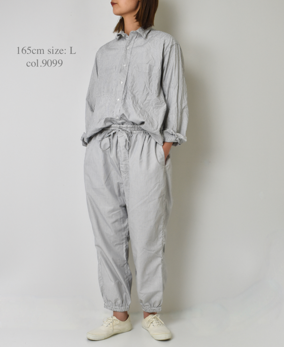 NVL2011MSW (パンツ) COTTON MINI STRIPE EASY PANTS