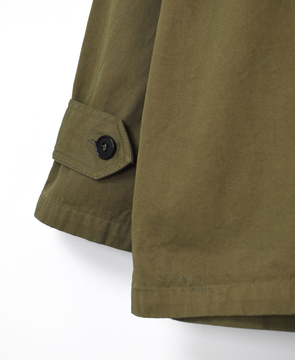 NHT2201BC (コート) MEDIUM WEIGHT COTTON TWILL OVERDYE DOUBLE OVER COAT