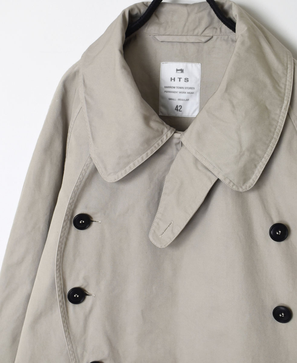 NHT2201BC (コート) MEDIUM WEIGHT COTTON TWILL OVERDYE DOUBLE OVER COAT