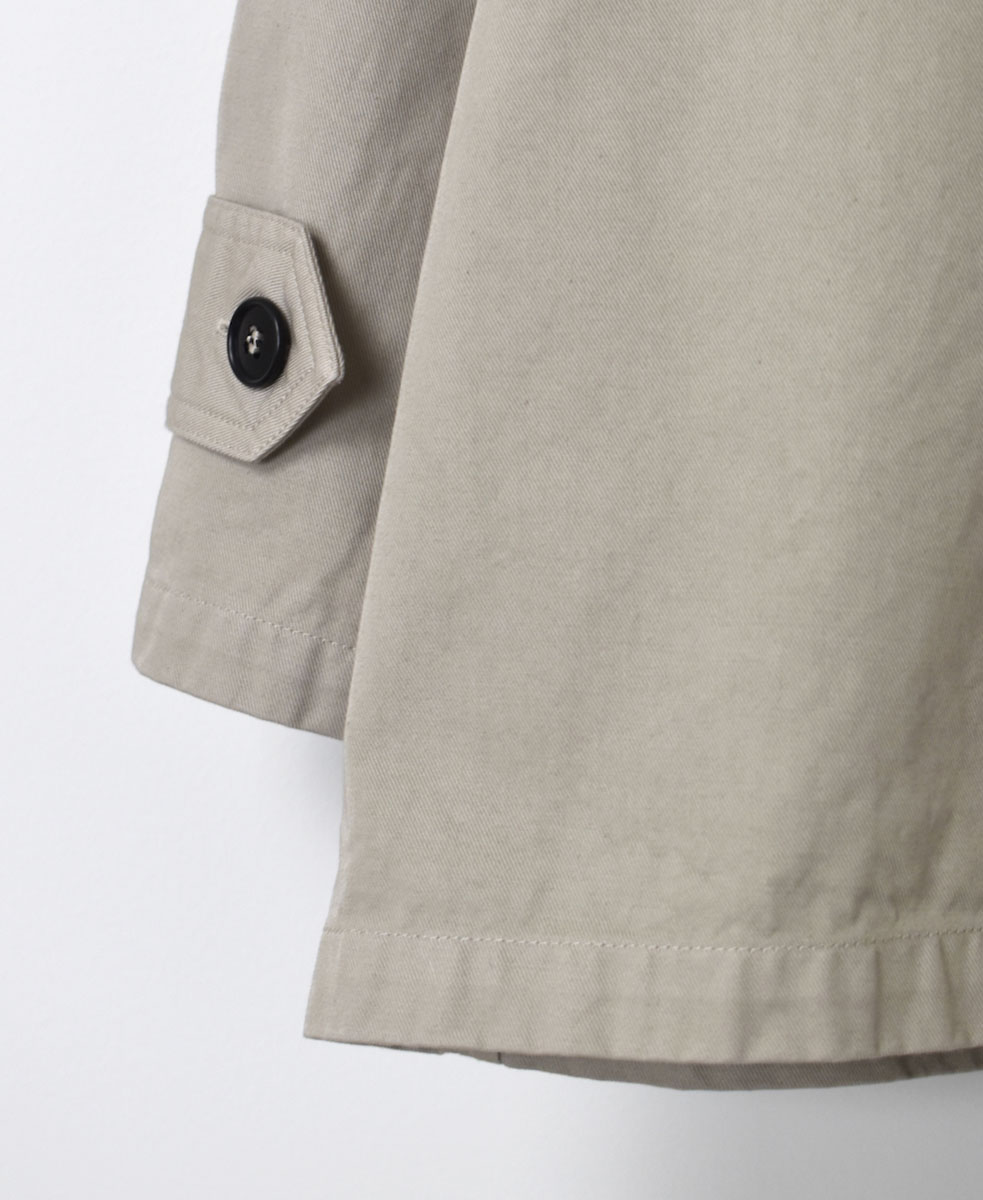 NHT2201BC (コート) MEDIUM WEIGHT COTTON TWILL OVERDYE DOUBLE OVER COAT