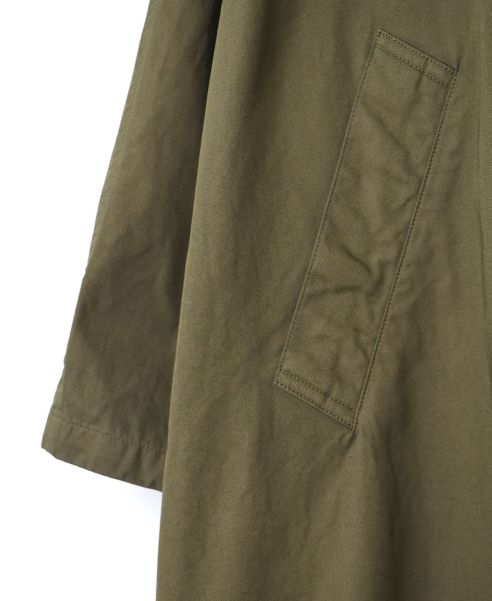 NHT2051BC (コート) MEDIUM WEIGHT COTTON TWILL OVERDYE BALMACAAN COAT