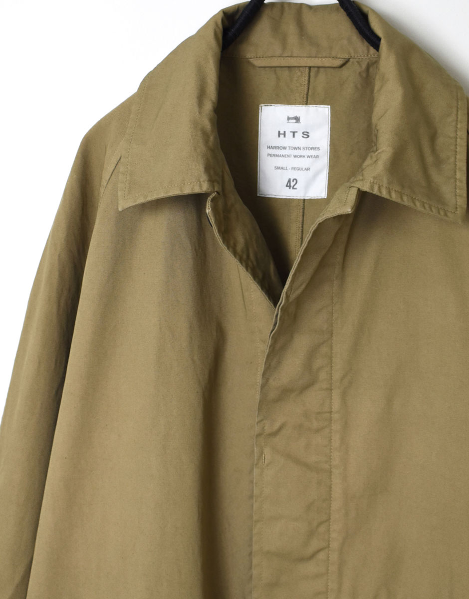 NHTBC コート MEDIUM WEIGHT COTTON TWILL OVERDYE BALMACAAN COAT│