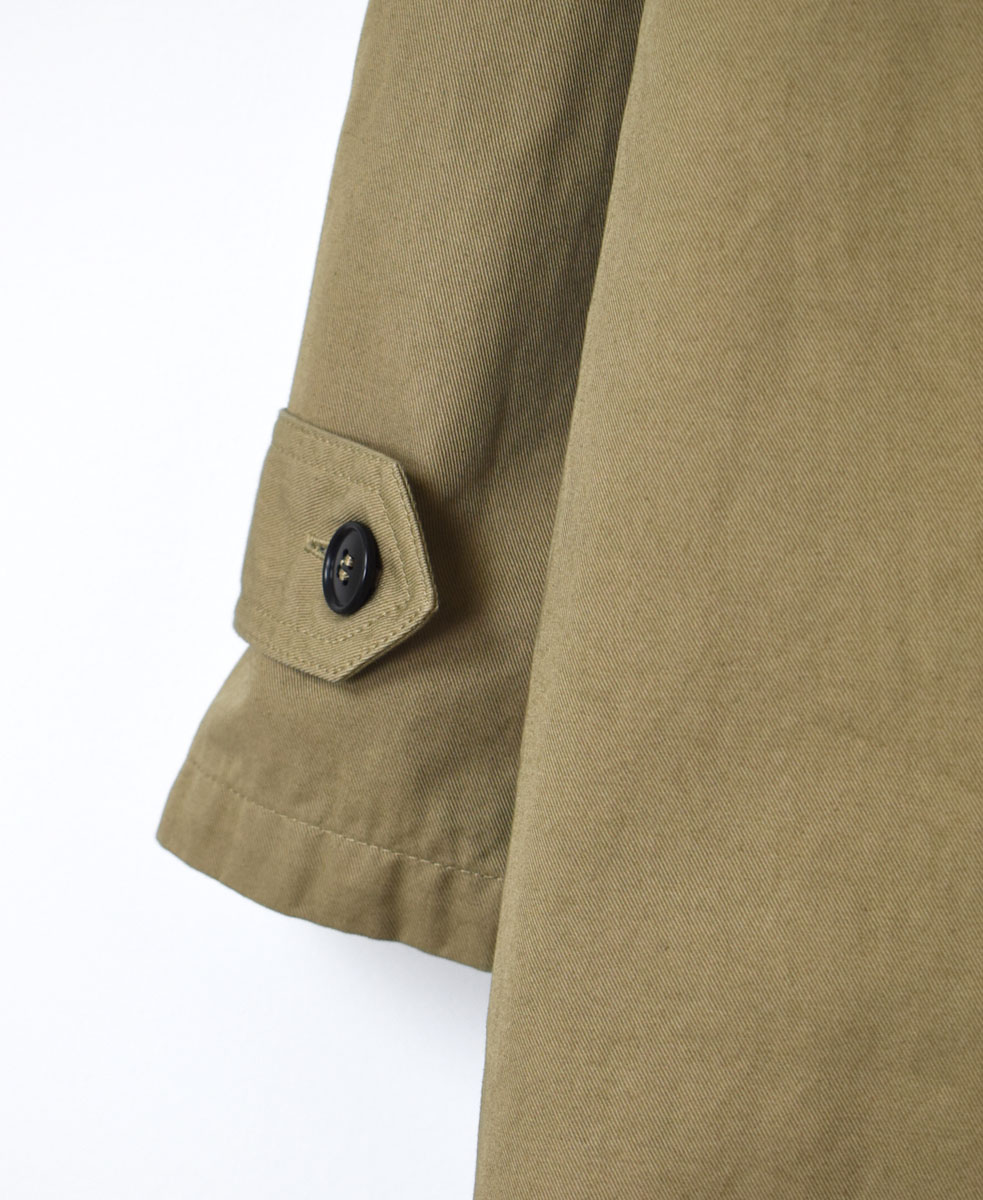 NHT2051BC (コート) MEDIUM WEIGHT COTTON TWILL OVERDYE BALMACAAN COAT