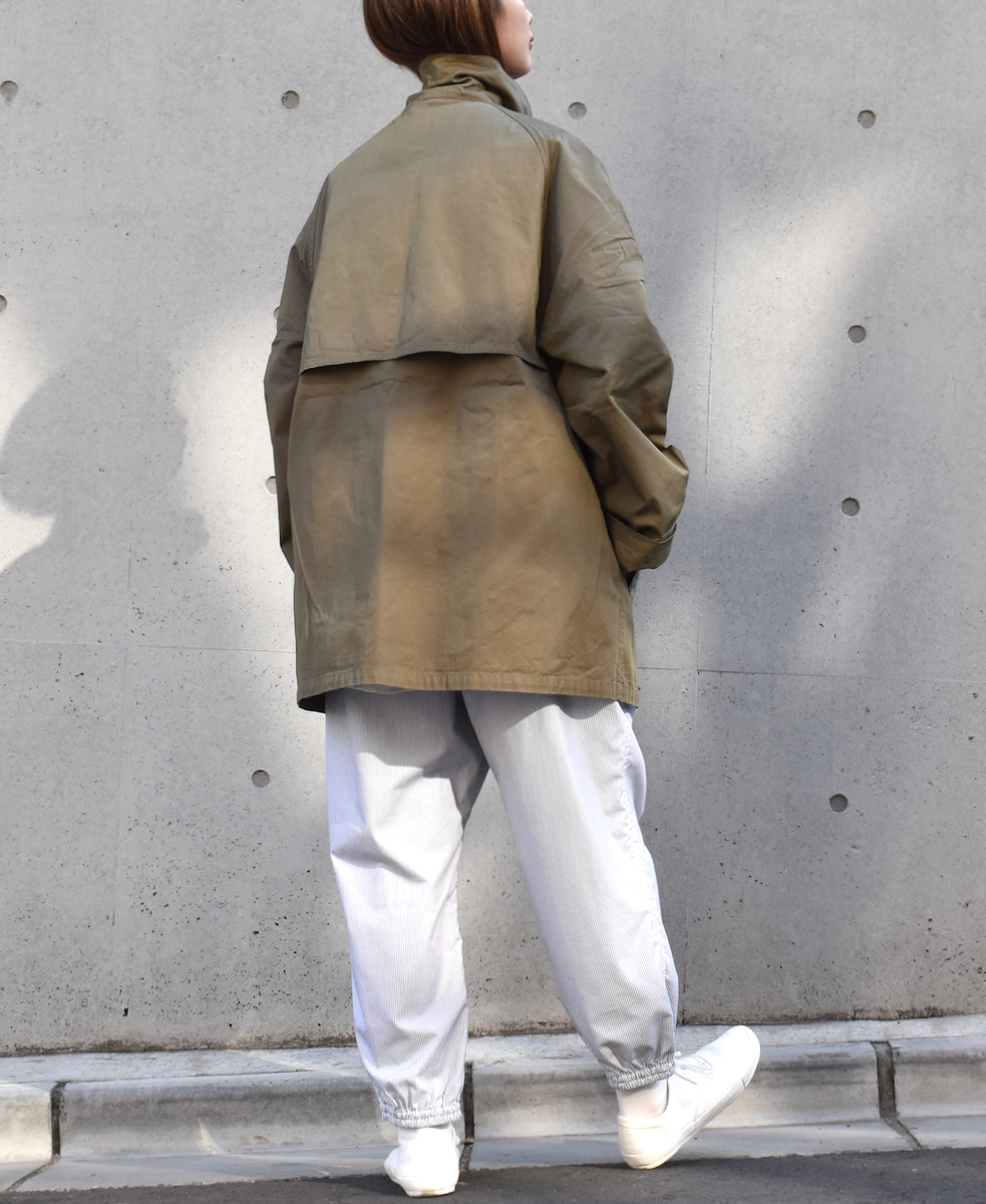 NHT2201BC (コート) MEDIUM WEIGHT COTTON TWILL OVERDYE DOUBLE OVER COAT