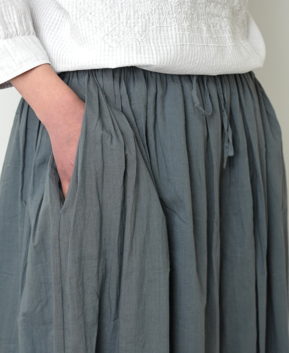 INMDS23034 (キュロット) 100'S KHADI (100'S X 150'S) GATHERED 