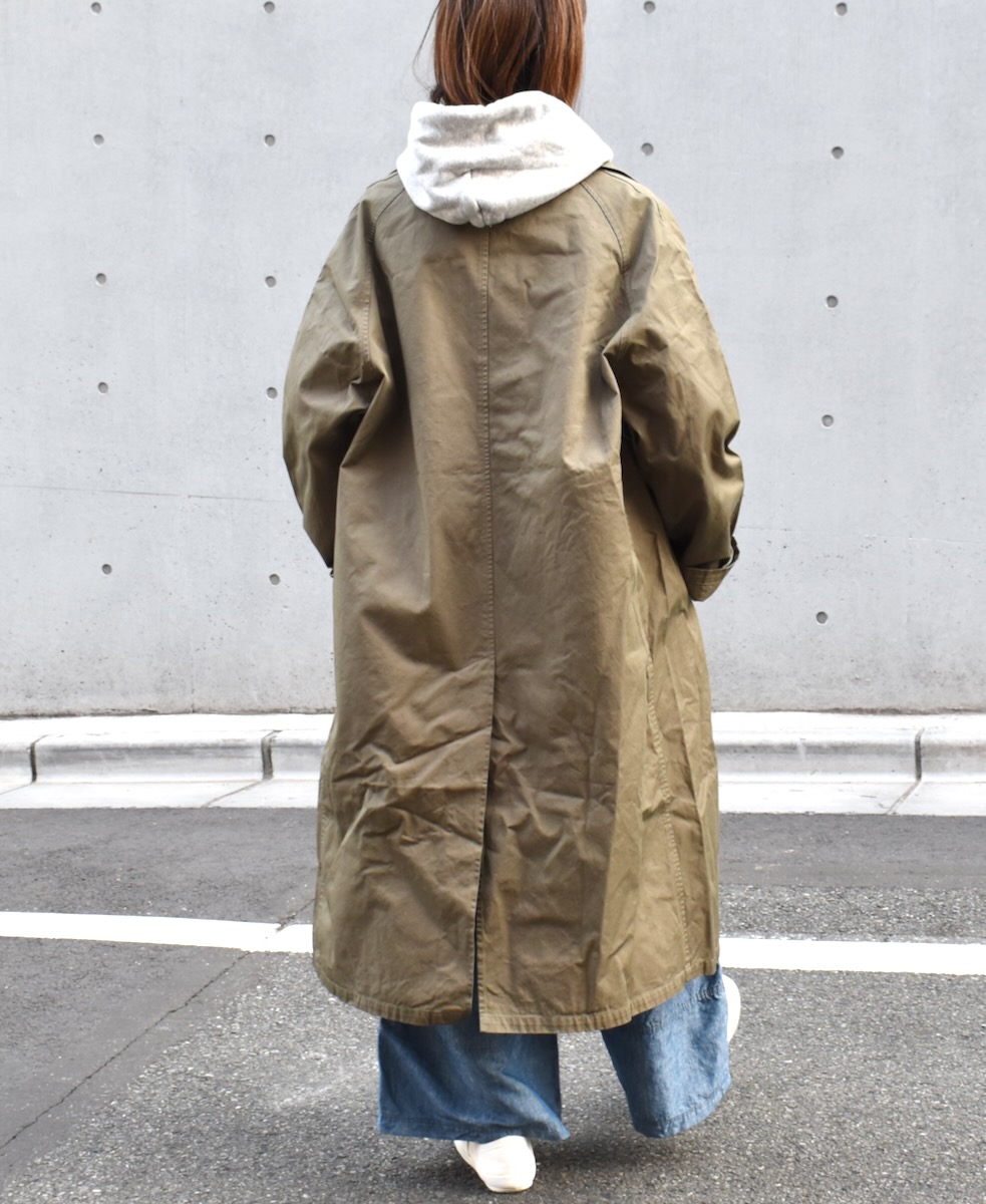 NHT2051BC (コート) MEDIUM WEIGHT COTTON TWILL OVERDYE BALMACAAN COAT