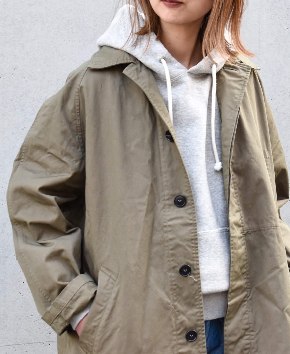 NHT2051BC (コート) MEDIUM WEIGHT COTTON TWILL OVERDYE BALMACAAN COAT
