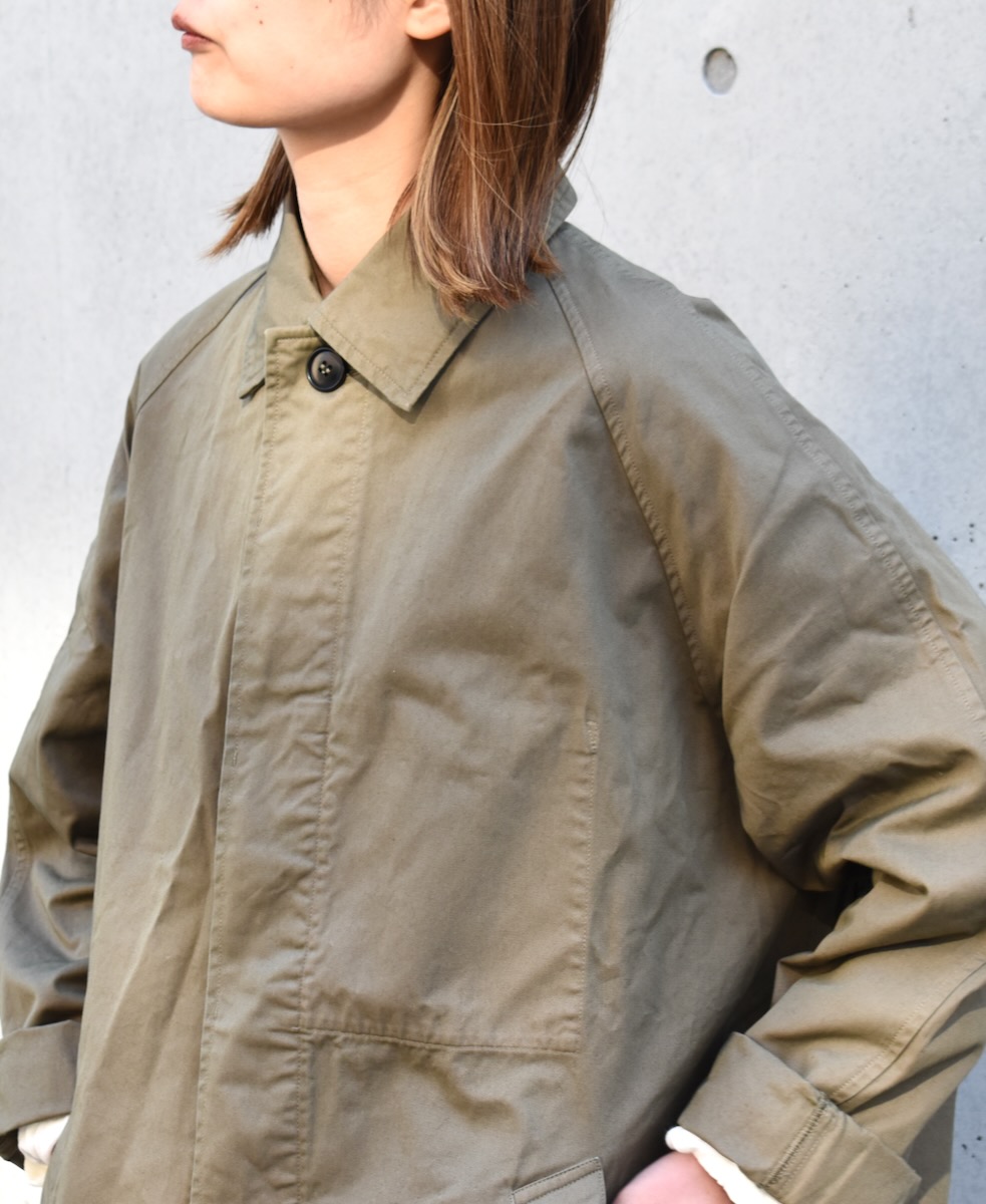 NHT2051BC (コート) MEDIUM WEIGHT COTTON TWILL OVERDYE BALMACAAN COAT