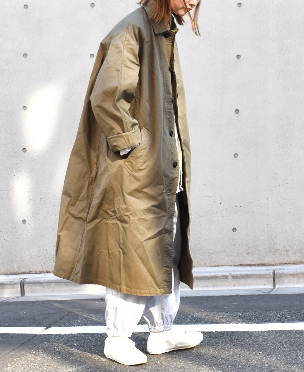 NHT2051BC (コート) MEDIUM WEIGHT COTTON TWILL OVERDYE BALMACAAN COAT