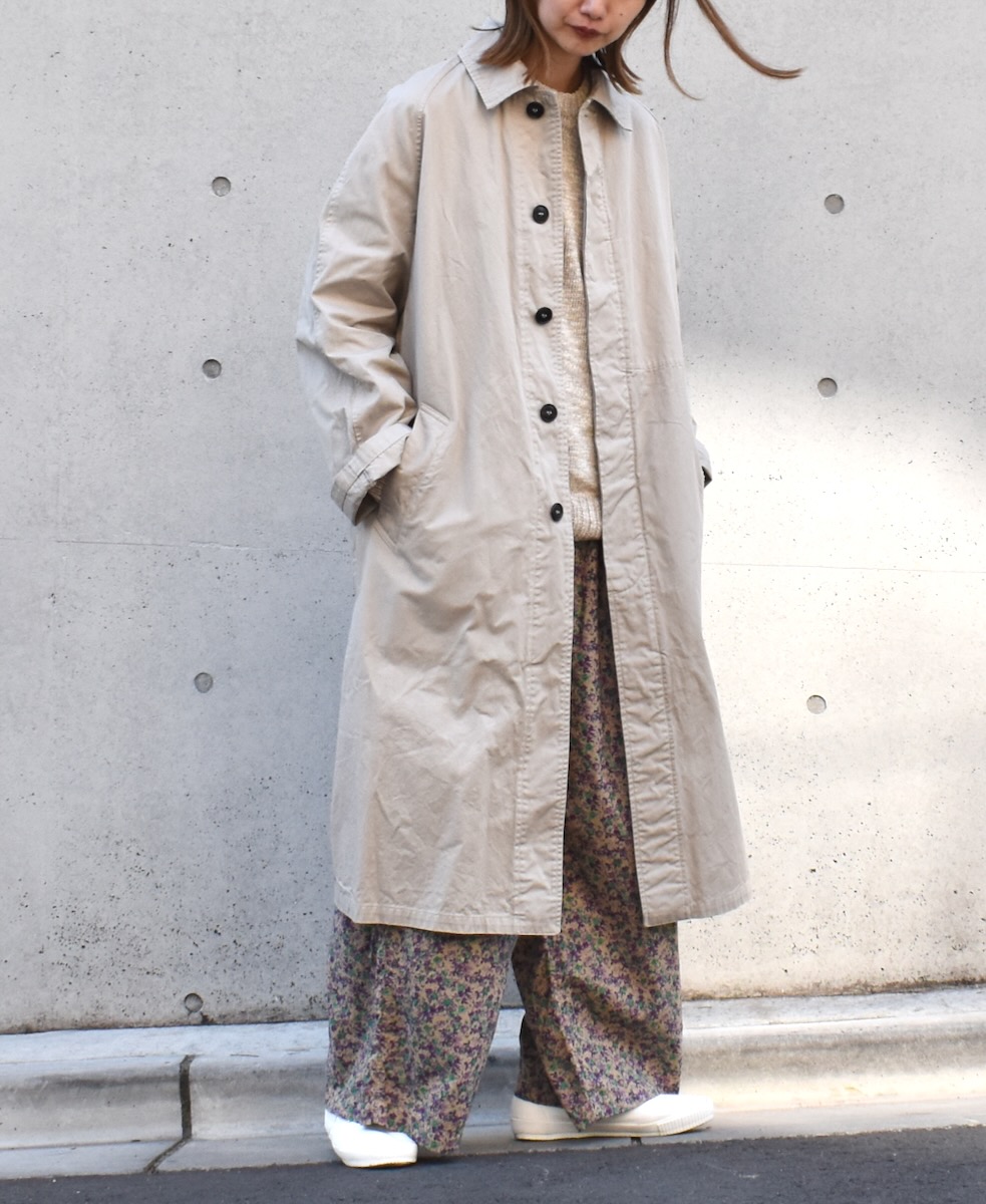 NHT2051BC (コート) MEDIUM WEIGHT COTTON TWILL OVERDYE BALMACAAN COAT