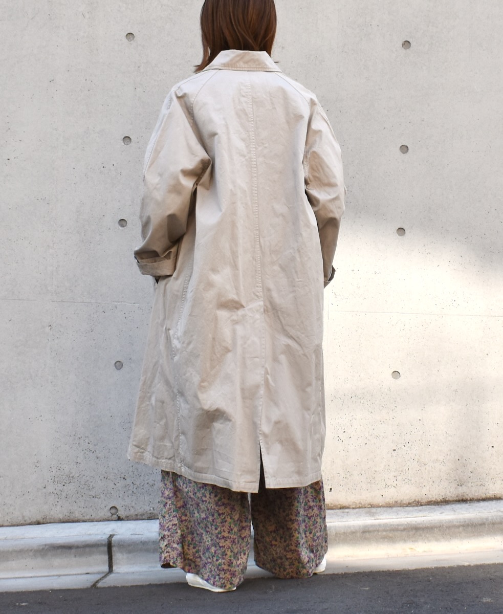 NHT2051BC (コート) MEDIUM WEIGHT COTTON TWILL OVERDYE BALMACAAN COAT