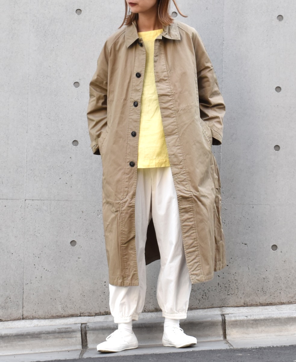 NHT2051BC (コート) MEDIUM WEIGHT COTTON TWILL OVERDYE BALMACAAN COAT