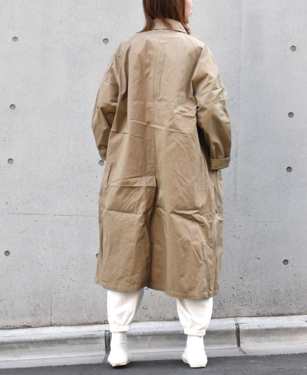 NHT2051BC (コート) MEDIUM WEIGHT COTTON TWILL OVERDYE BALMACAAN COAT