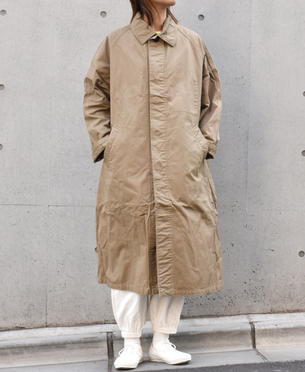 NHT2051BC (コート) MEDIUM WEIGHT COTTON TWILL OVERDYE BALMACAAN COAT
