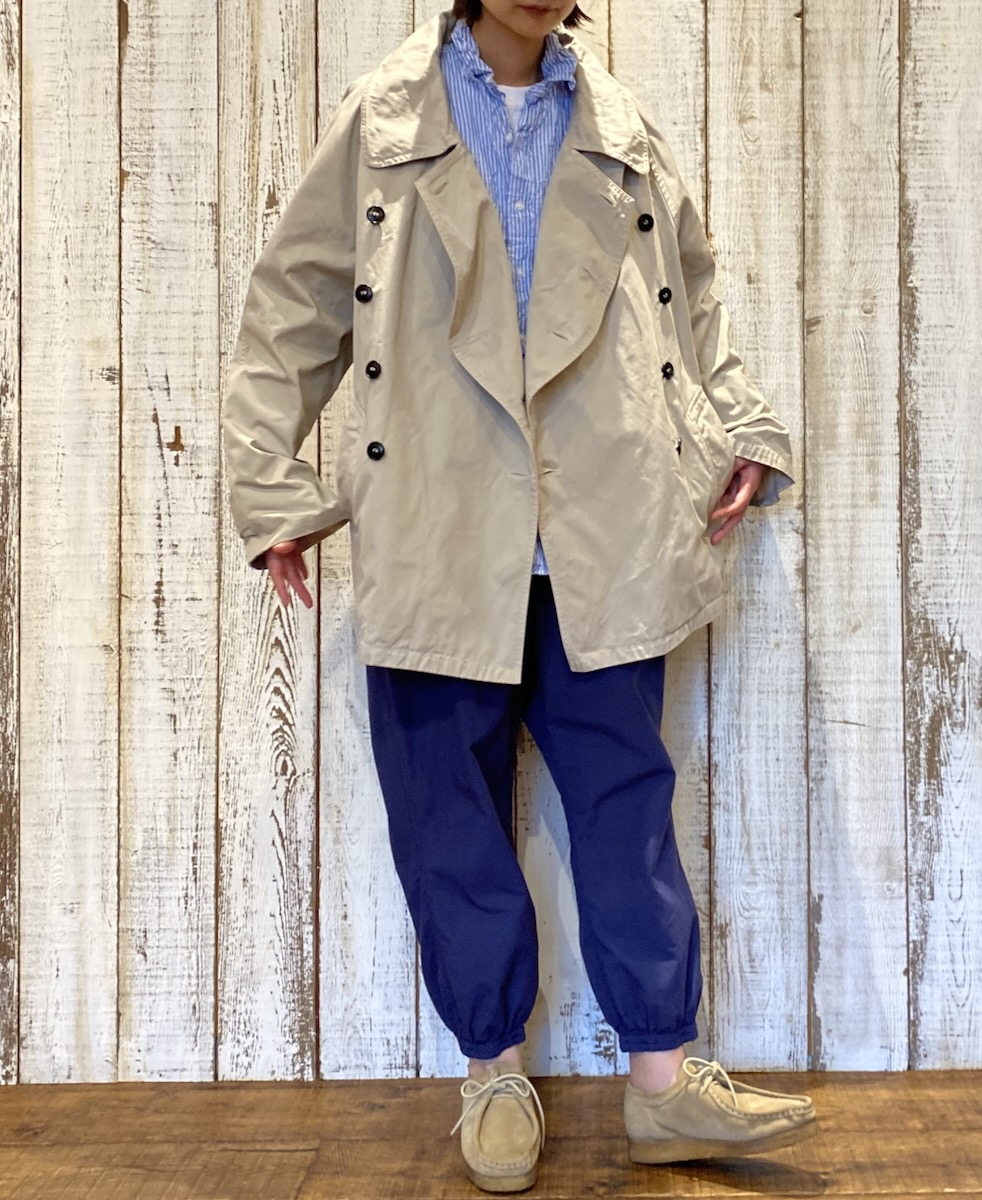 NHT2201BC (コート) MEDIUM WEIGHT COTTON TWILL OVERDYE DOUBLE OVER COAT