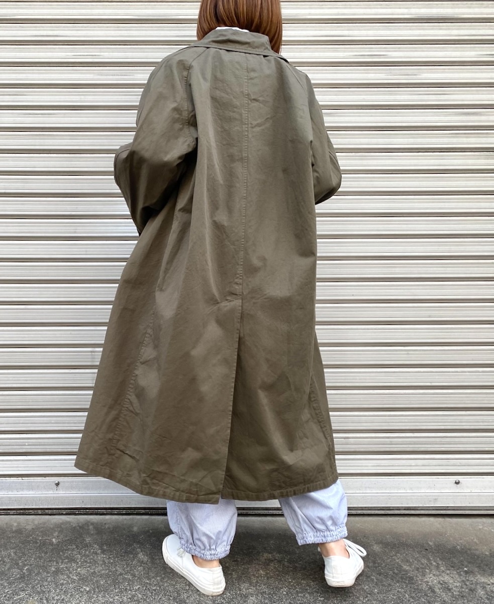 NHT2051BC (コート) MEDIUM WEIGHT COTTON TWILL OVERDYE BALMACAAN COAT