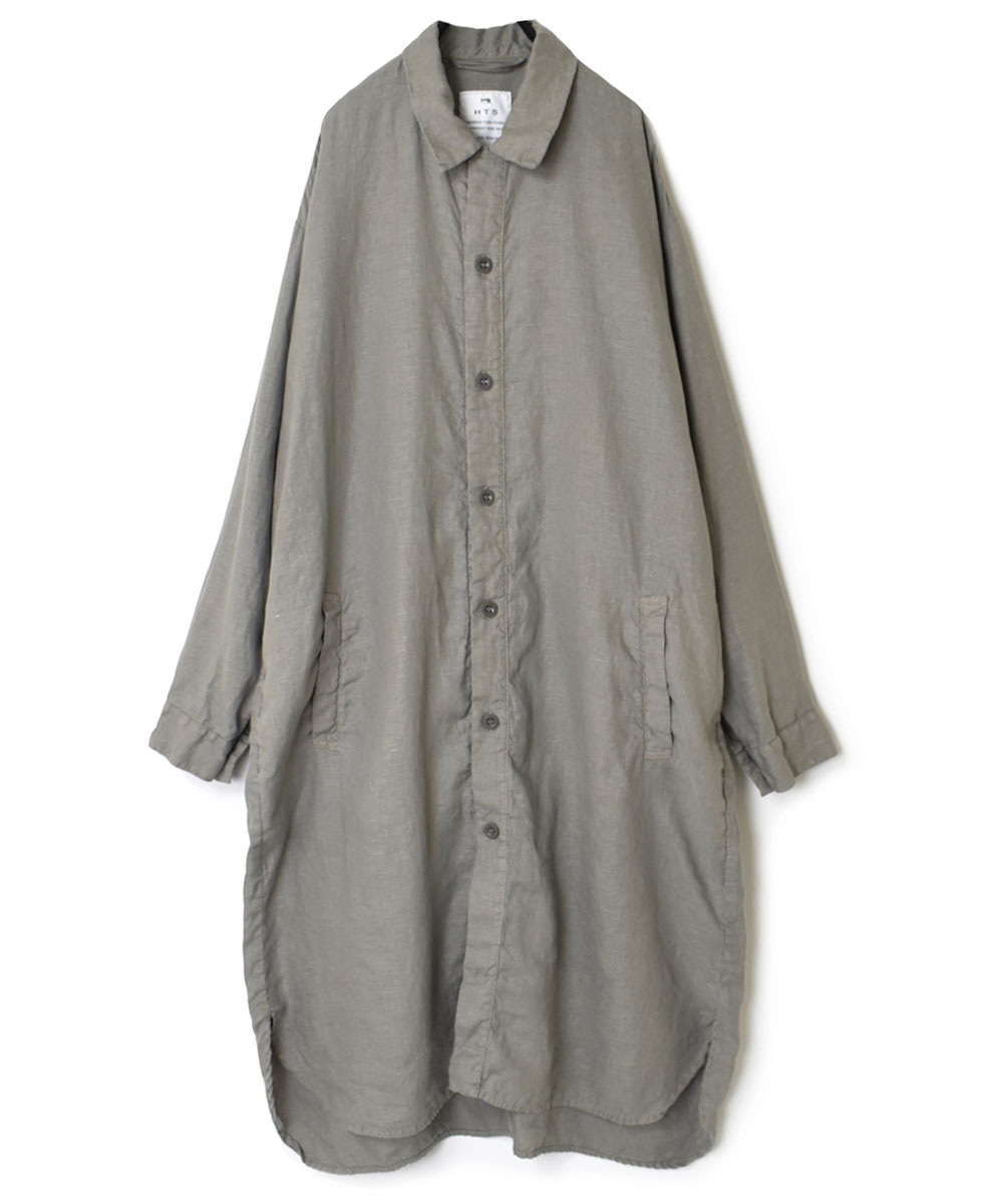 LNHT2321L (シャツ) LINEN PLAIN WORK BUTTON SHIRT