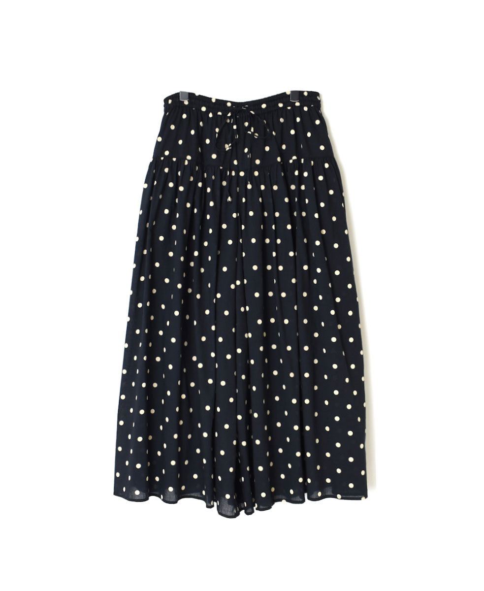 NSL22015 (キュロット) COTTON VOILE DOT PRINT CULOTTES