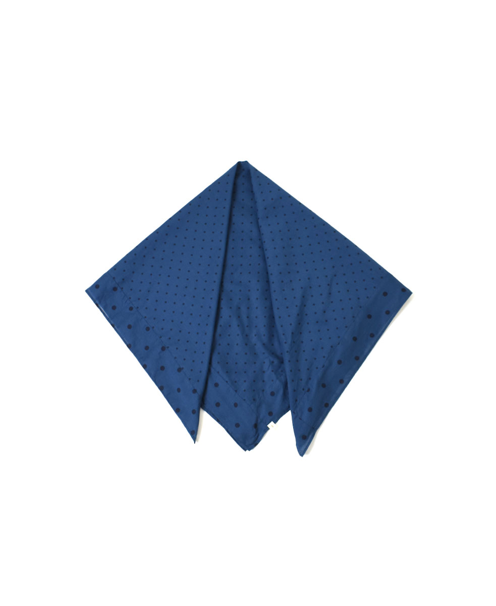 NSL21027 (ストール) COTTON VOILE DOT PRINT SQUARE STOLE