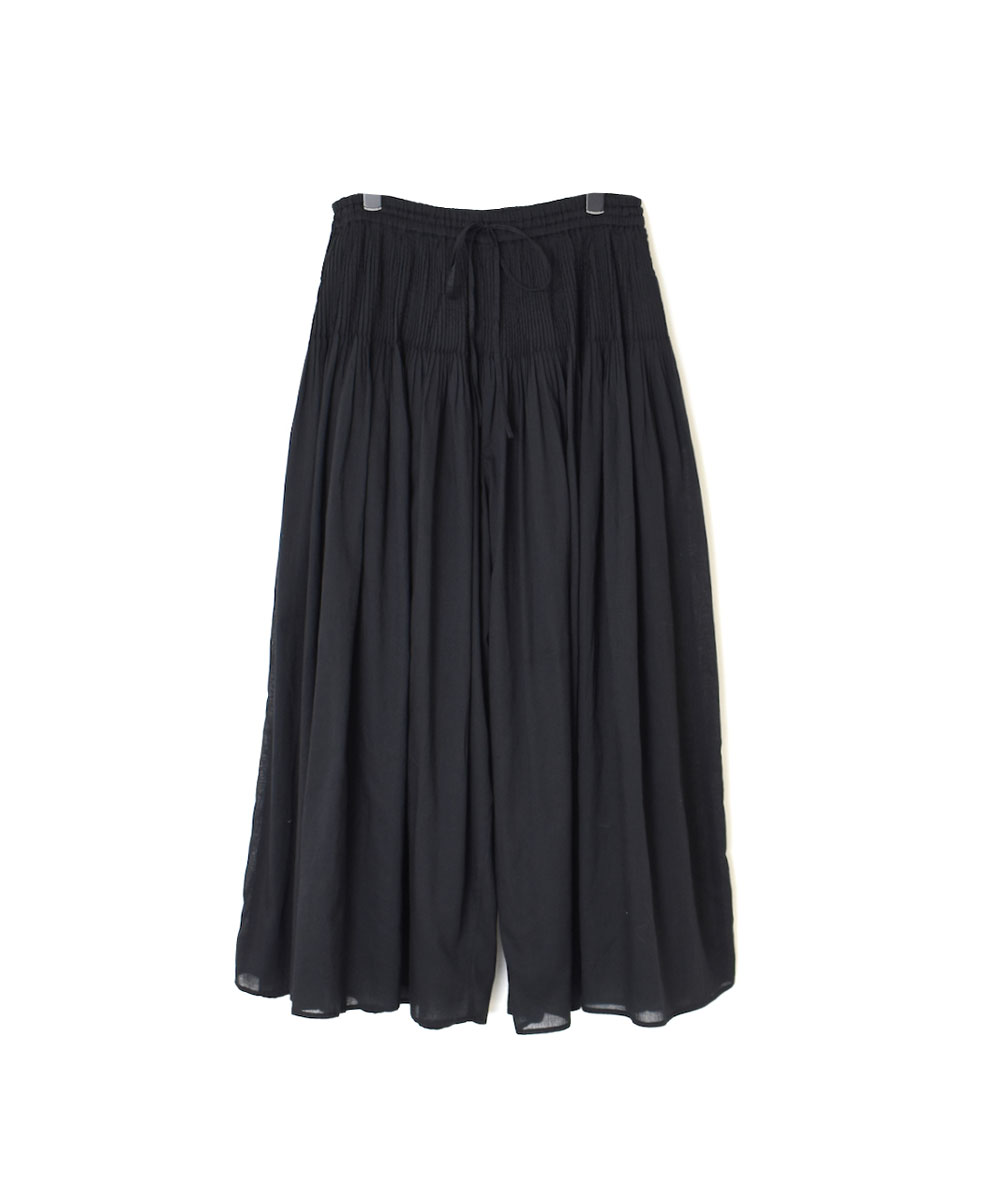 NMDS23125 (キュロット) 80’S ORGANIC VOILE PLAIN CULOTTES WITH MINI PINTUCK