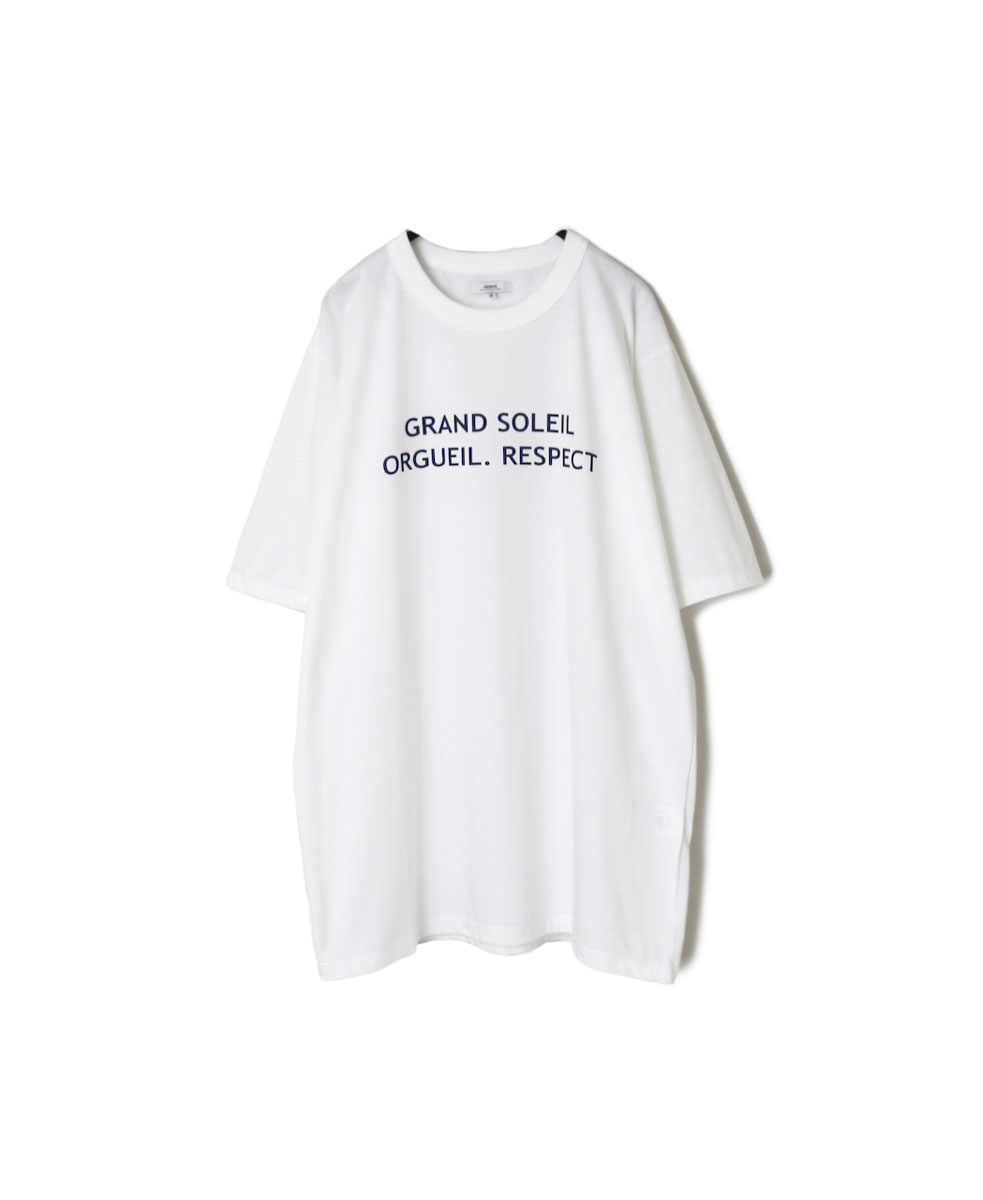 NFA1802P36 (Tシャツ) "GRAND SOLEIL" 4.4oz COTTO JERSEY CREW-NECK OVERSIZED S/SL PRINT T-SHIRT