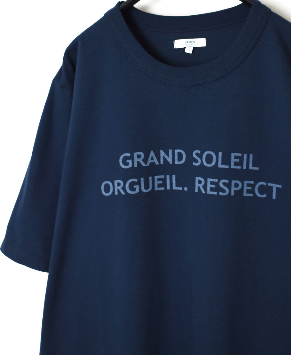 NFA1802P36 (Tシャツ) "GRAND SOLEIL" 4.4oz COTTO JERSEY CREW-NECK OVERSIZED S/SL PRINT T-SHIRT