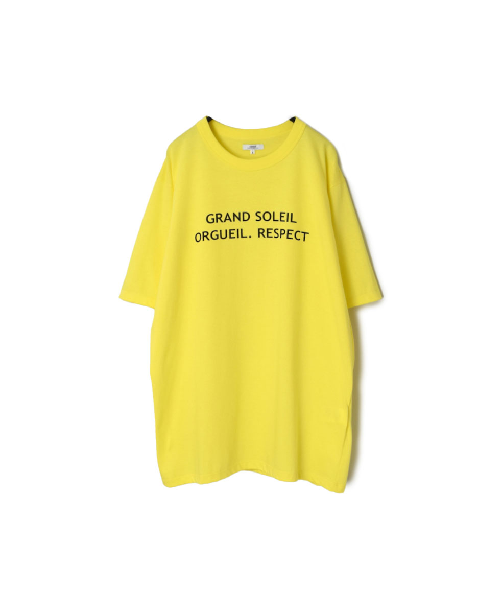 NFA1802P36 (Tシャツ) "GRAND SOLEIL" 4.4oz COTTO JERSEY CREW-NECK OVERSIZED S/SL PRINT T-SHIRT