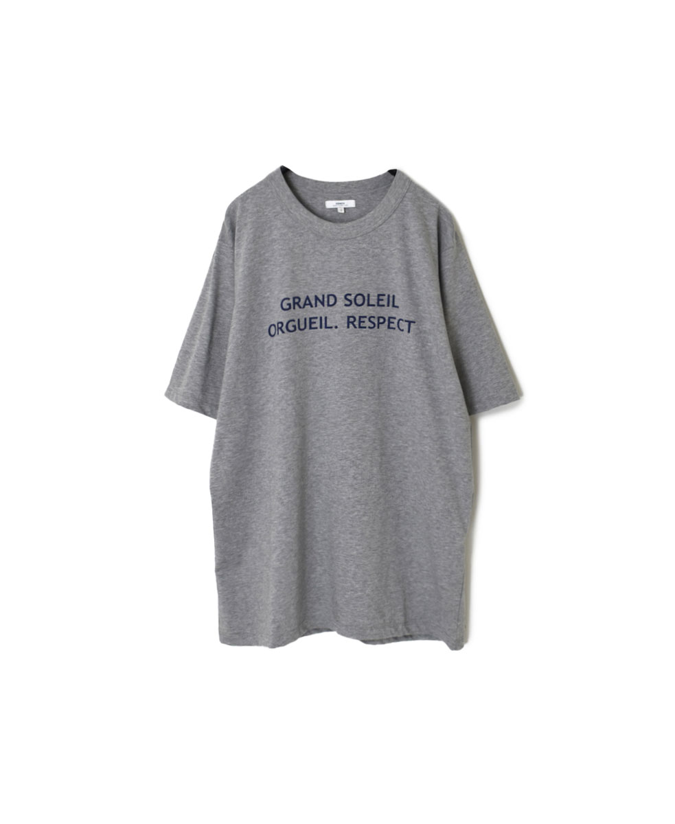 NFA1802P36 (Tシャツ) "GRAND SOLEIL" 4.4oz COTTO JERSEY CREW-NECK OVERSIZED S/SL PRINT T-SHIRT