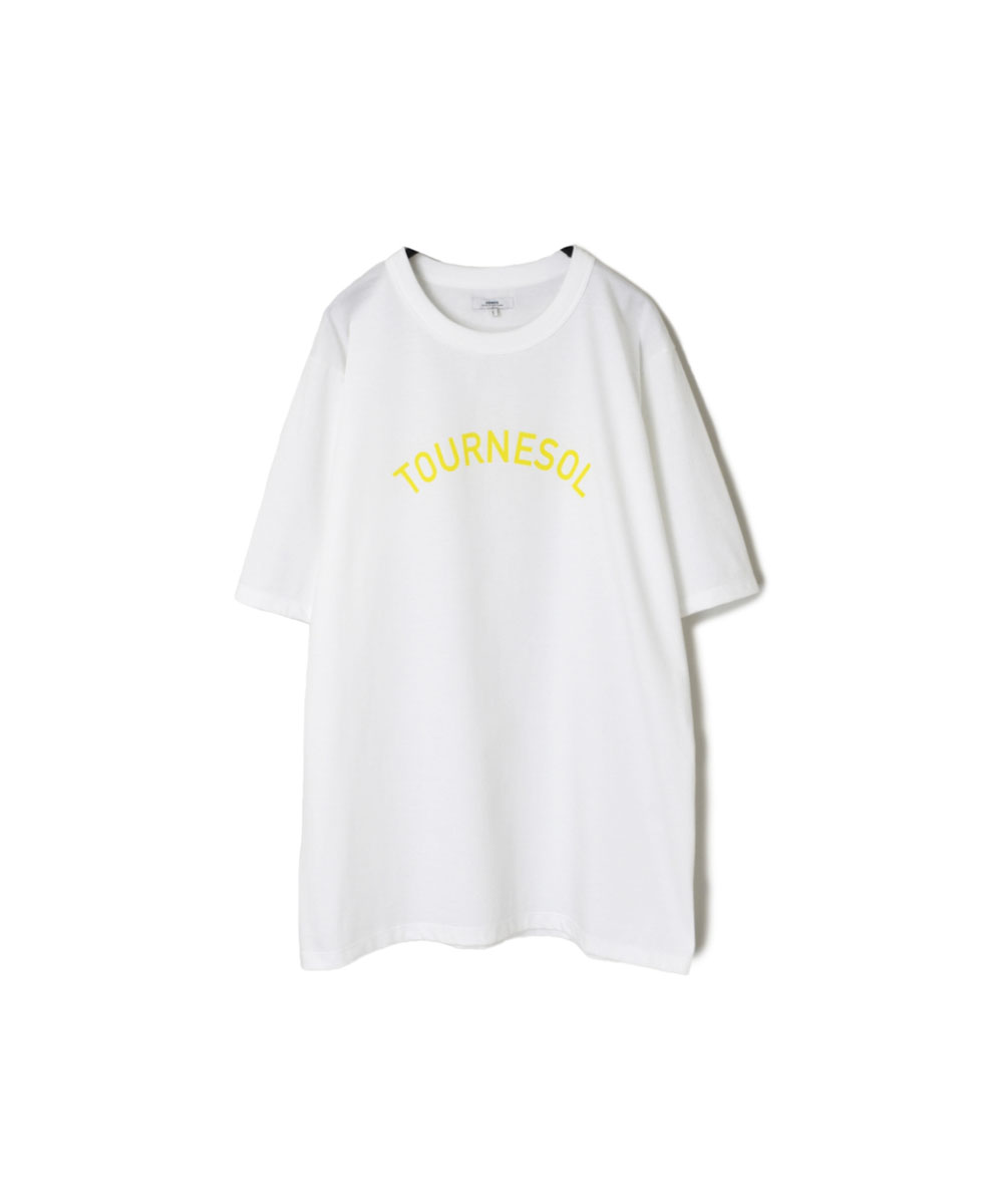 NFA1802P35 (Tシャツ) "TOURNESOL" 4.4oz COTTON JERSEY CREW-NECK OVERSIZED S/SL PRINT T-SHIRT