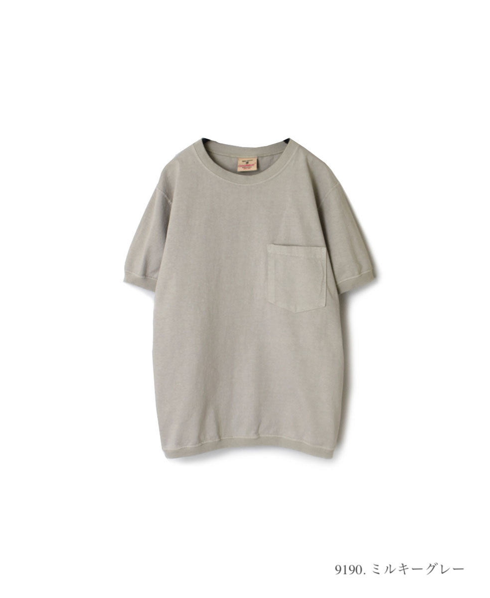 NGT9801P (Tシャツ) CREW NECK S/SL POCKET-T CUFF AND HEM RIB