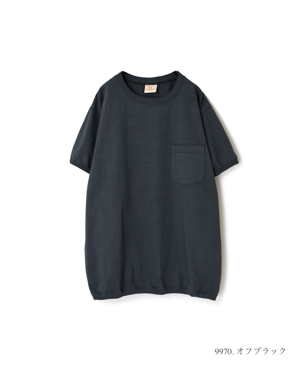 NGT9801P (Tシャツ) CREW NECK S/SL POCKET-T CUFF AND HEM RIB