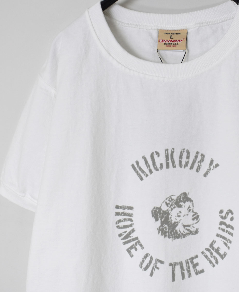 NGT9801 0734 (Tシャツ) 7.2oz "BEAR" CREW-NECK S/SL TEE CUFF AND HEM RIB