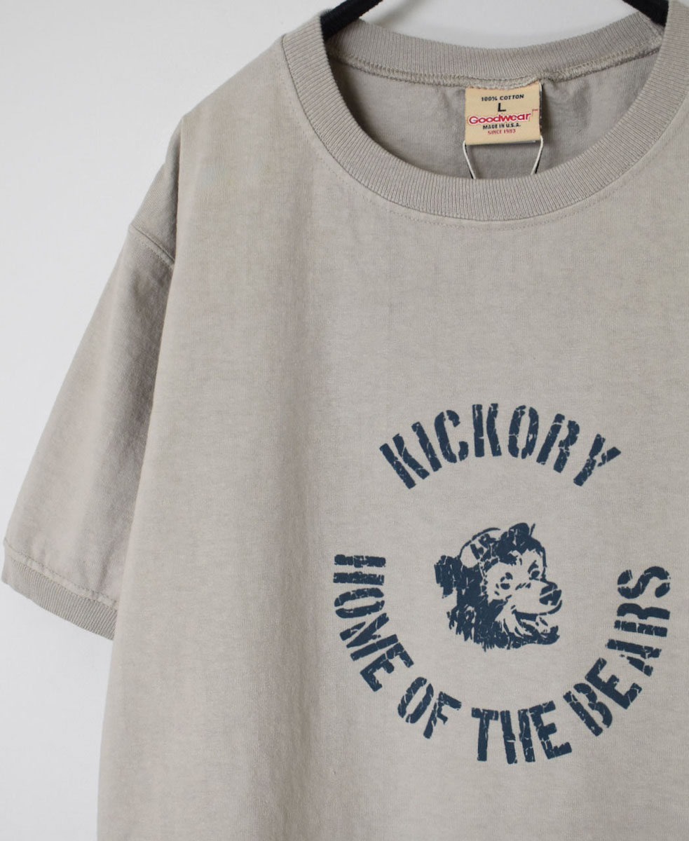 NGT9801 0734 (Tシャツ) 7.2oz "BEAR" CREW-NECK S/SL TEE CUFF AND HEM RIB
