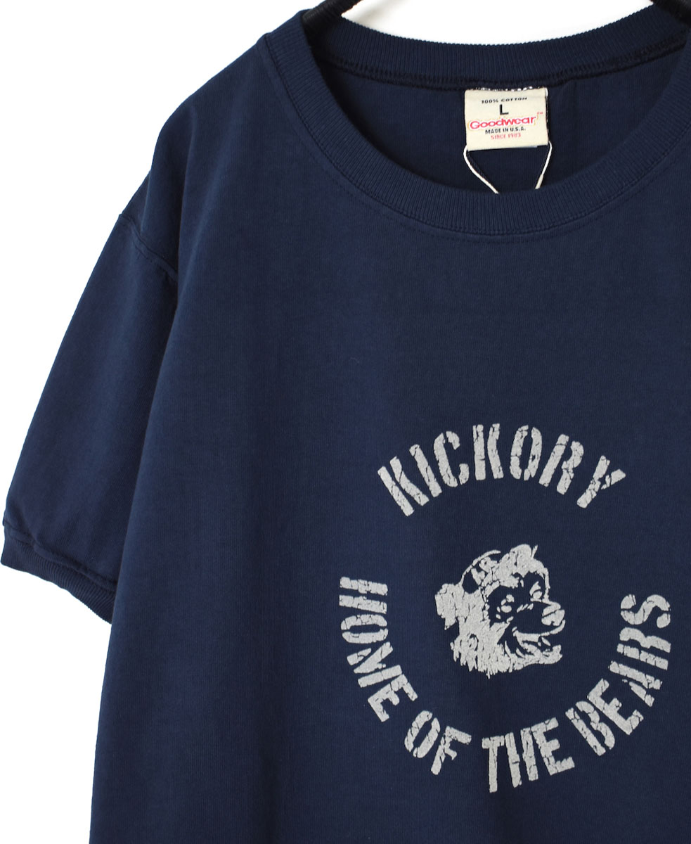 NGT9801 0734 (Tシャツ) 7.2oz "BEAR" CREW-NECK S/SL TEE CUFF AND HEM RIB