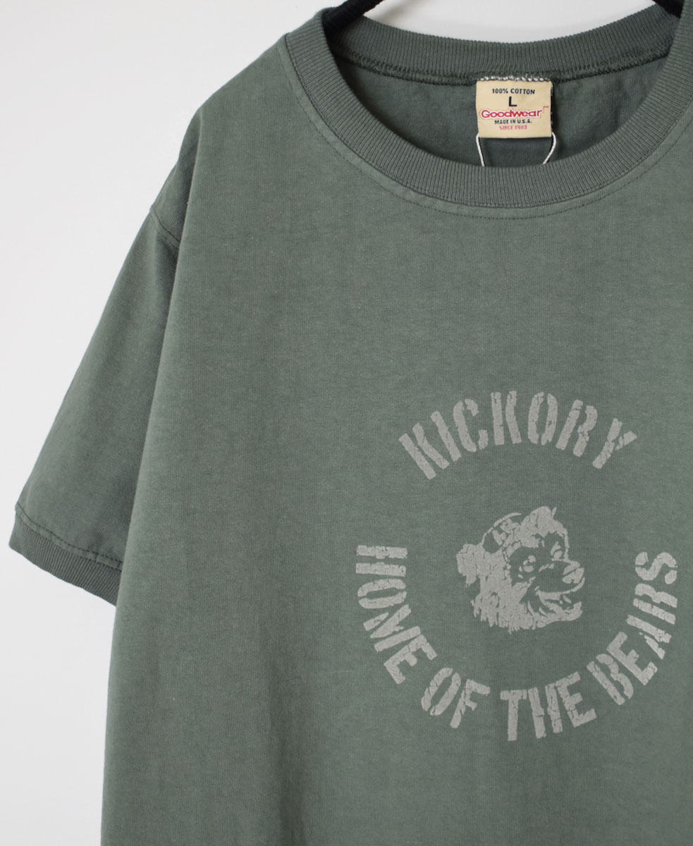 NGT9801 0734 (Tシャツ) 7.2oz "BEAR" CREW-NECK S/SL TEE CUFF AND HEM RIB