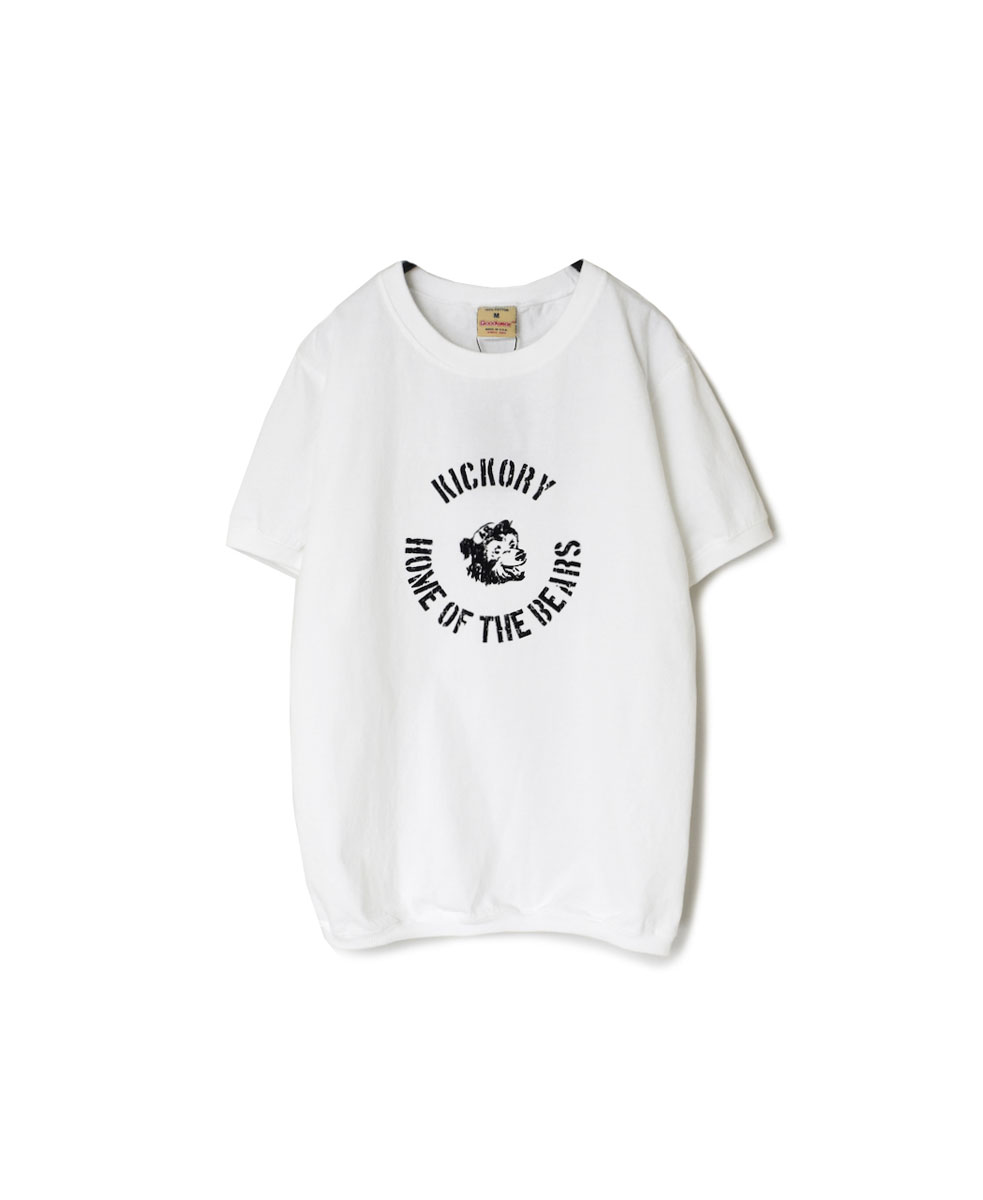 NGT9801 0734 (Tシャツ) 7.2oz "BEAR" CREW-NECK S/SL TEE CUFF AND HEM RIB