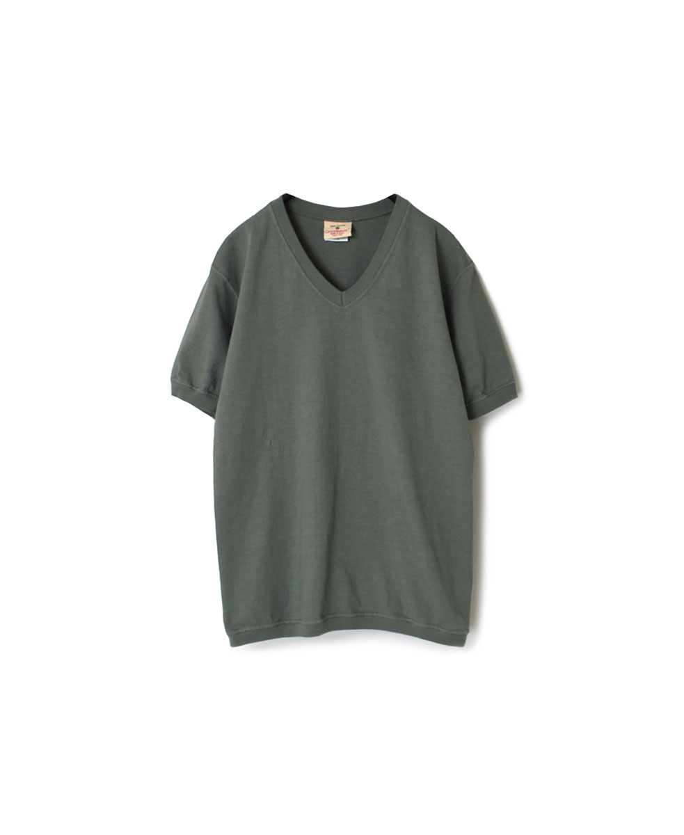 NGW1701 (Tシャツ) COTTON 7.2oz V-NECK S/SL CUFF AND BOTTOM RIB