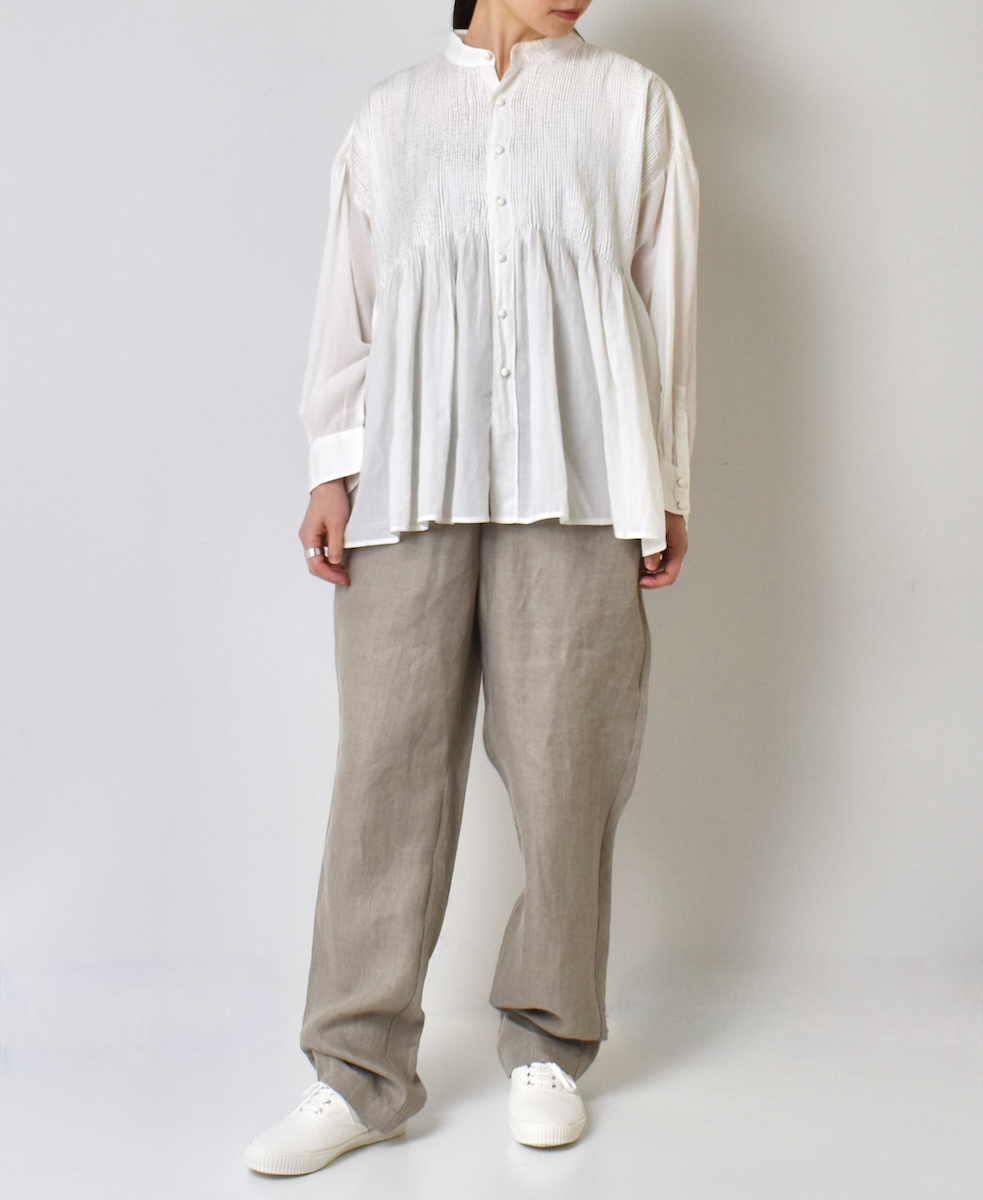 GNMDS2101LT (パンツ) LINEN TWILL EASY TAPERED PANTS