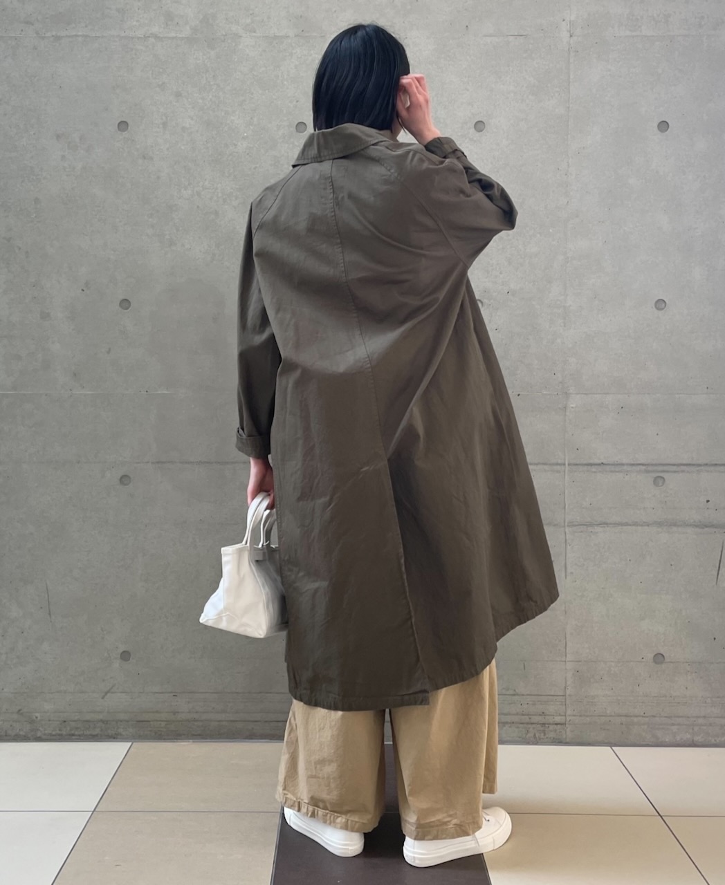 NHT2051BC (コート) MEDIUM WEIGHT COTTON TWILL OVERDYE BALMACAAN COAT