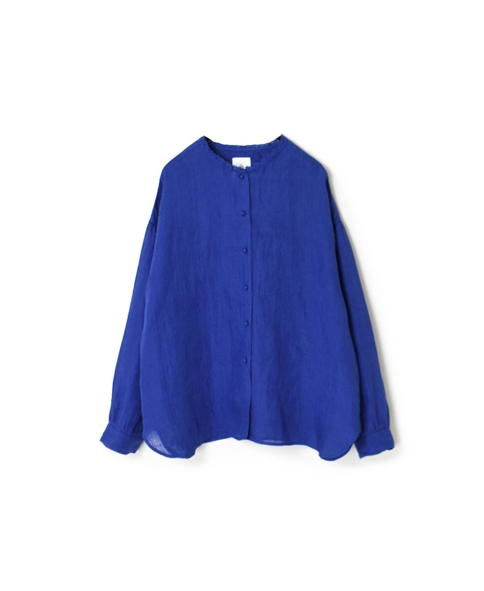 NMDS23101 (シャツ) 80’S POWER LOOM LINEN PLAIN LACE BUTTON SHIRT