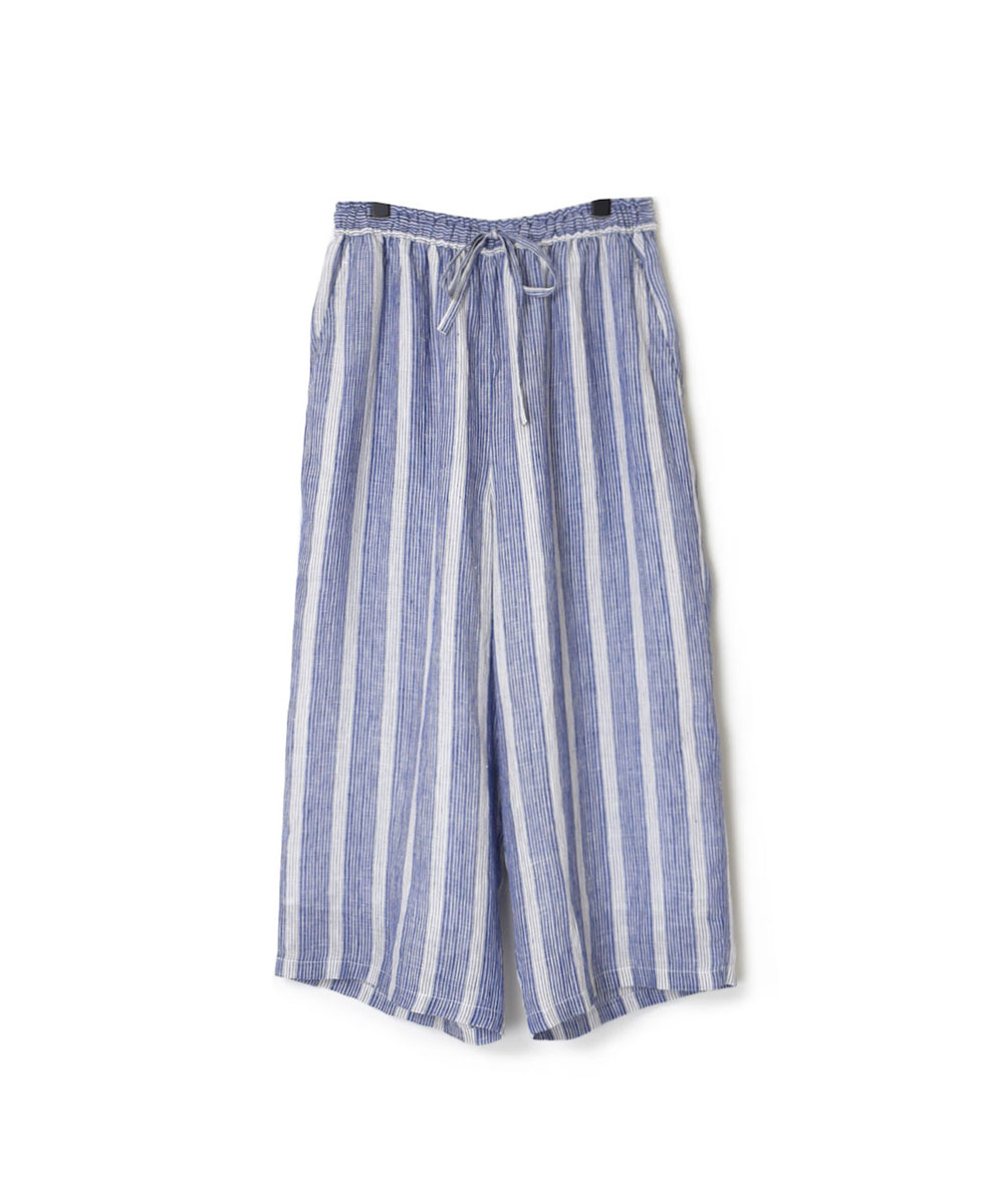 NMDS23116 (パンツ) 80’S POWER LOOM LINEN RANDOM STRIPE EASY PANTS