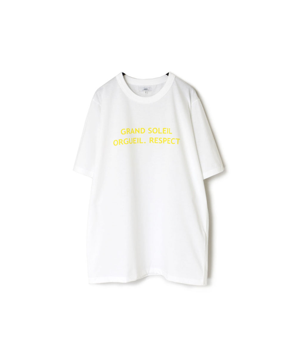 NFA1802P36 (Tシャツ) "GRAND SOLEIL" 4.4oz COTTO JERSEY CREW-NECK OVERSIZED S/SL PRINT T-SHIRT