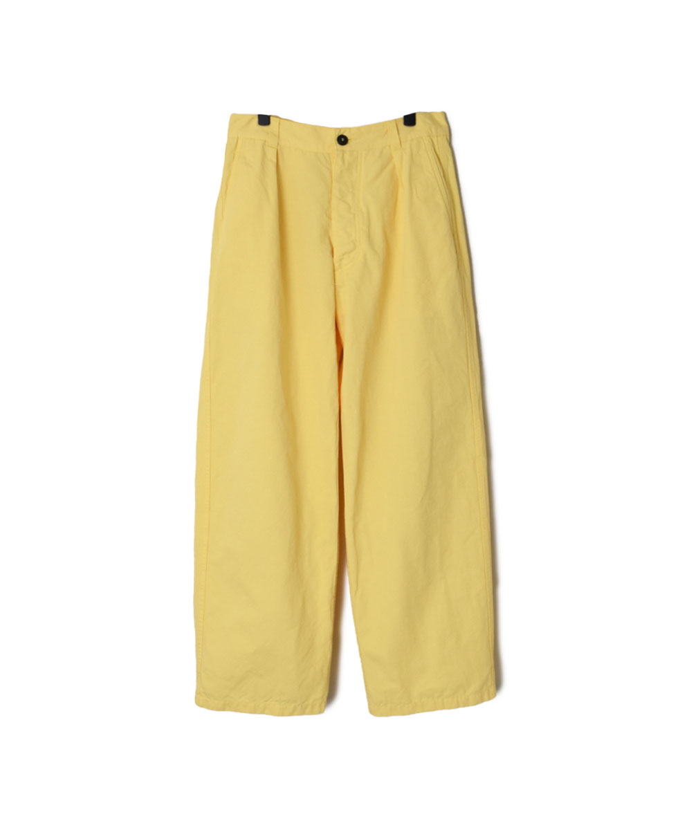 NAM1203KCL (パンツ) COTTON LINEN ONE-TUCK PANTS