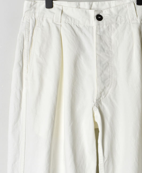 NAM1203KCL (パンツ) COTTON LINEN ONE-TUCK PANTS