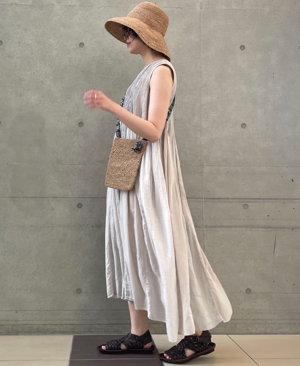 ●ANMDS2312 (帽子) RAFFIA HAT BRIM 12cm