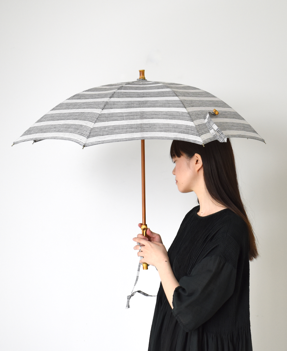 ONMDS2301 (日傘) PARASOL WITH BAMBOO HANDLE 47cm