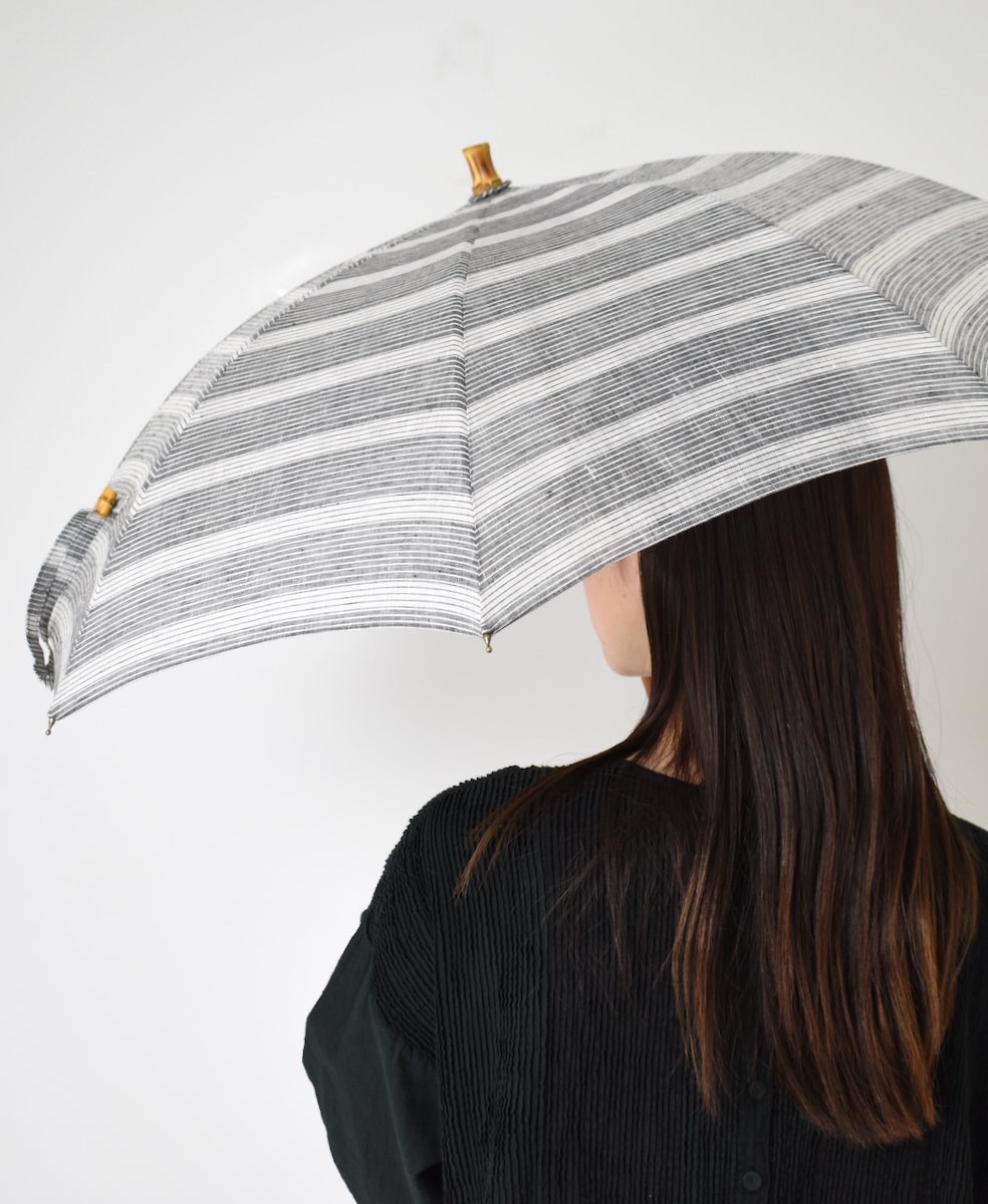 ONMDS2301 (日傘) PARASOL WITH BAMBOO HANDLE 47cm