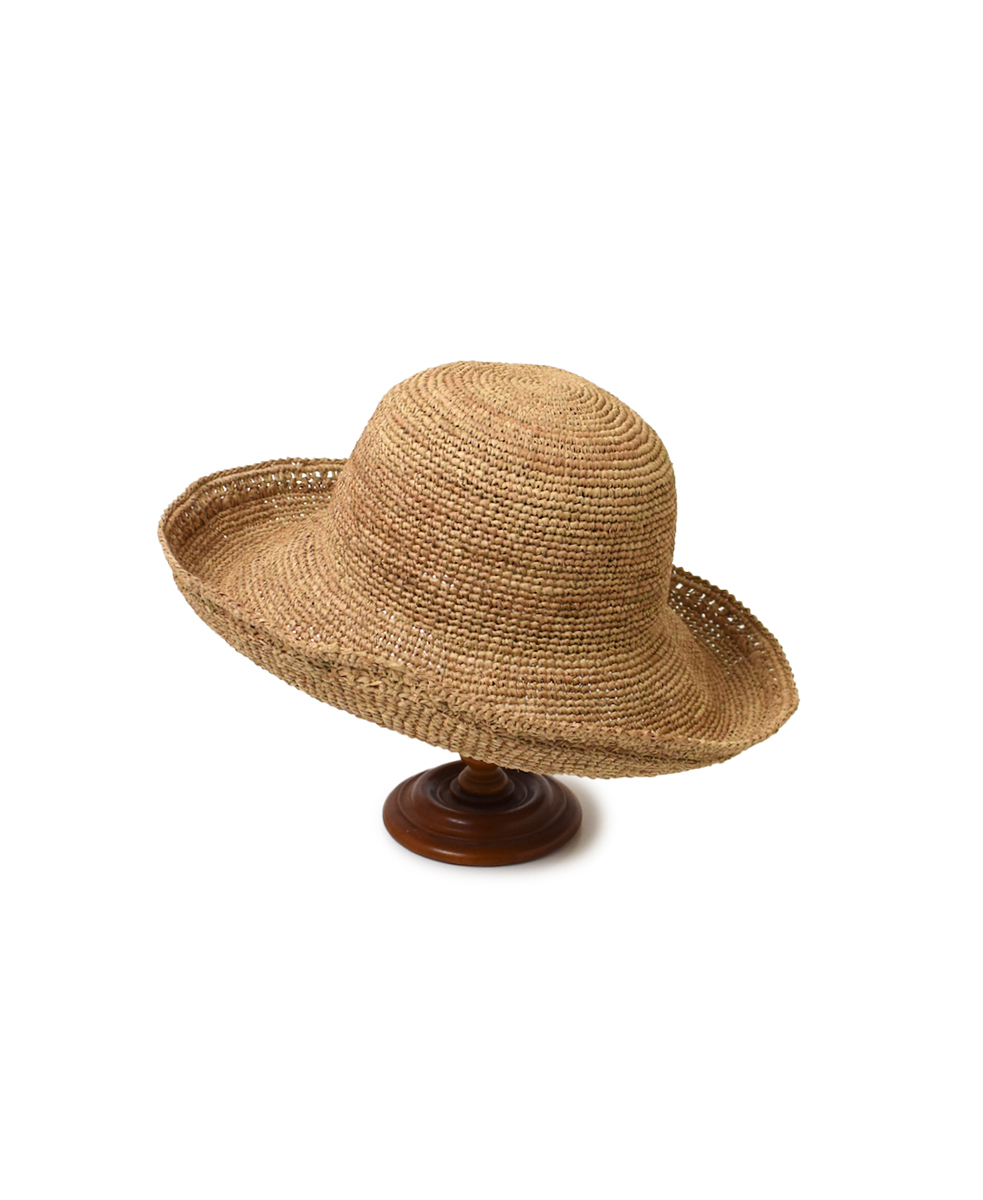 ANMDS2312 (帽子) RAFFIA HAT BRIM 12cm